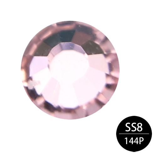 ガラスストーン SS8 ライトピンク 144P