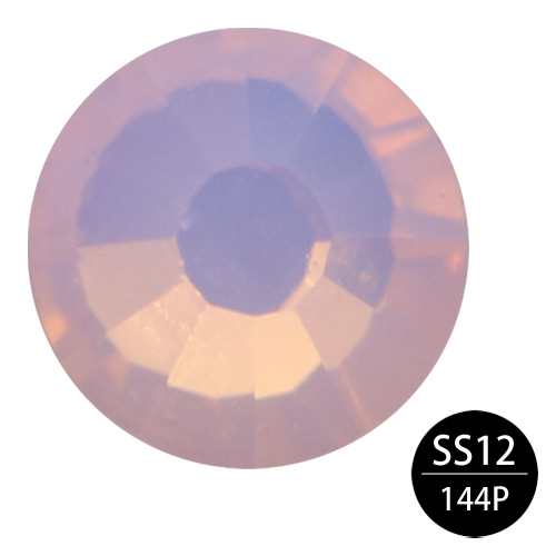 ガラスストーン SS12 ピンクオパール 144P
