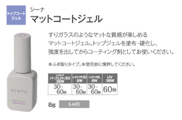 scena マットコートジェル