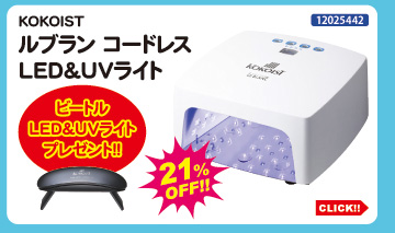 目玉商品 KOKOIST ルブランコードレス＋ビートルライト付
