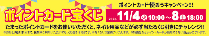 心斎橋店限定 ポイントカード宝くじ