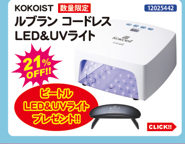 目玉商品 KOKOIST ルブランコードレス＋ビートルライト付
