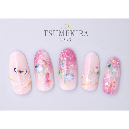 Tsumekira 和柄5 風流あさがお ライフビューティーネイルプロショップ