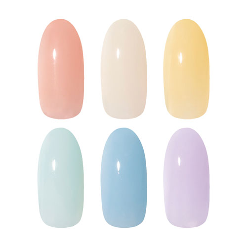 Pregel Muse スウィートマカロンシリーズ 6色セット ライフビューティーネイルプロショップ