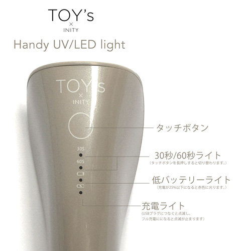TOY's × INITY  Handy  UV / LED  light