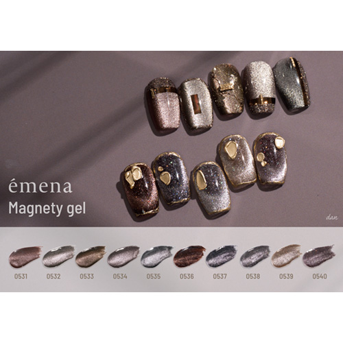 コスメ/美容emena Magnety gel 13色セットA