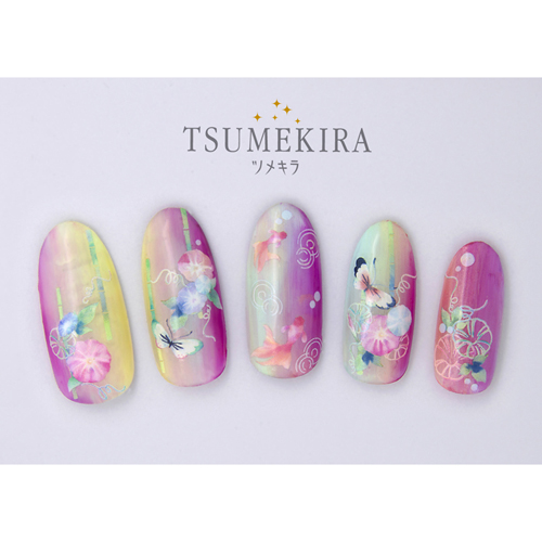 Tsumekira 和柄5 風流あさがお ライフビューティーネイルプロショップ