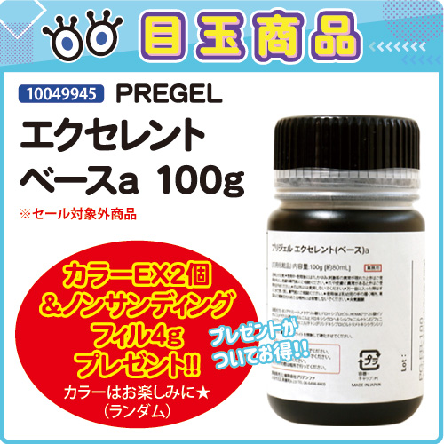 【目玉商品】エクセレントベースa 100g＋カラー2個＆フィル4g付