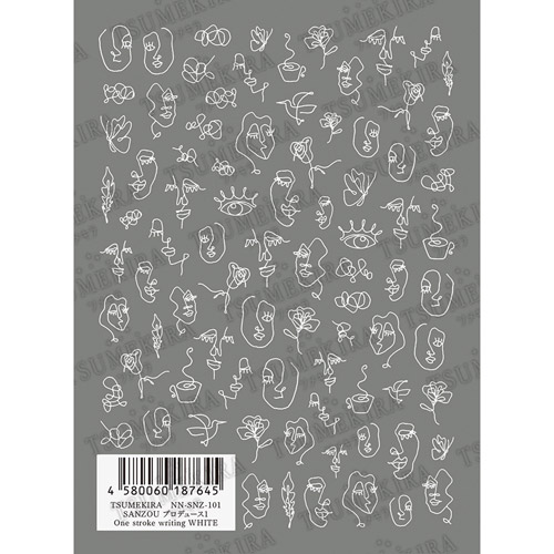 SANZOUプロデュース1 One stroke writing WHITE