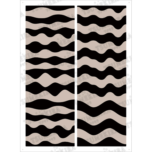 YOSHIKO NANBUプロデュース ウェーブ用ガイドシール