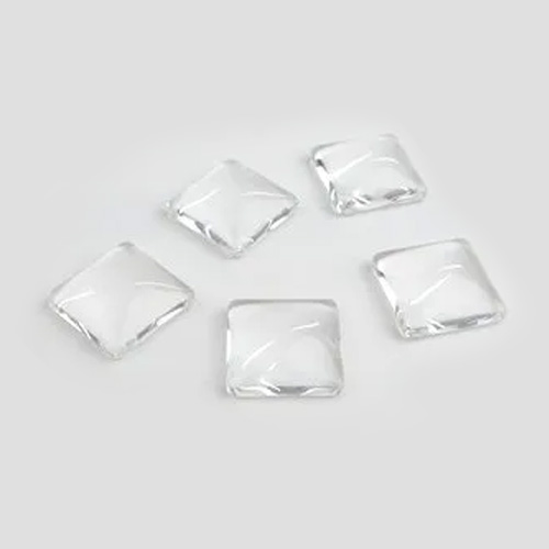 ガラスディスプレイビーズ スクエア 50P