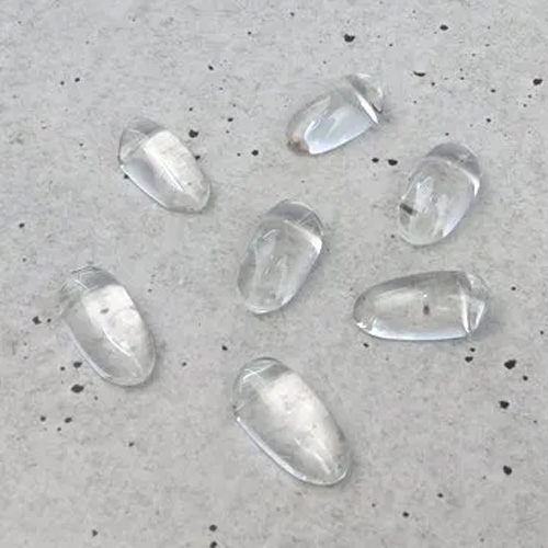 ガラスディスプレイビーズ ネイルフォルム 50P