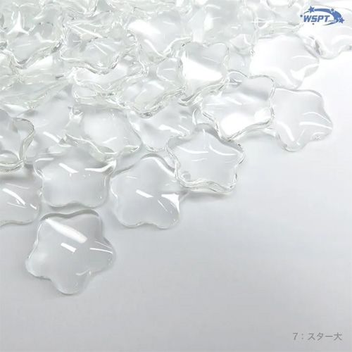ガラスディスプレイビーズ スター大 50P