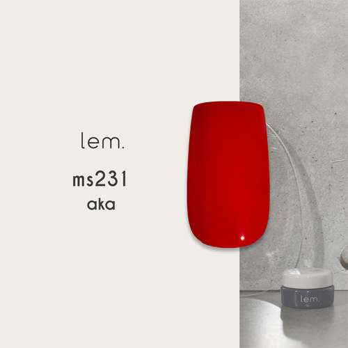 カラージェル ms231 3g アカ