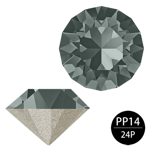 Vカット ブラックダイヤモンド PP14(2.00～2.10mm) 24P