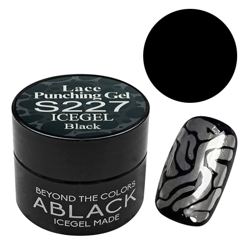 レースパンチングジェル S227 ブラック 3g