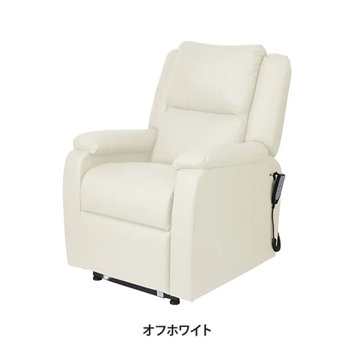 電動垂直昇降チェア T01 スリム オフホワイト