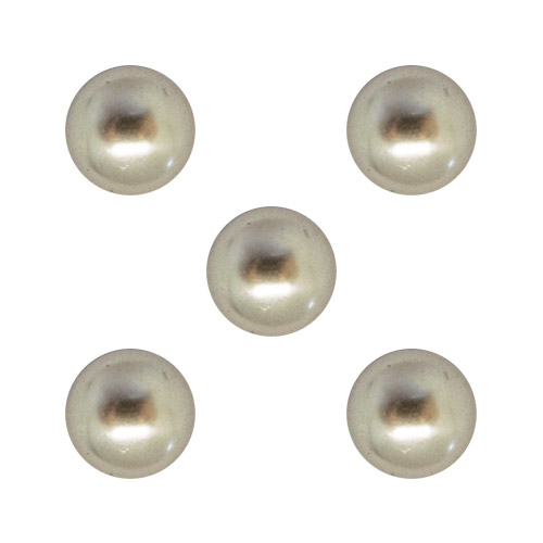 つやパール クォーターカット ホワイトゴールド 8mm 10P