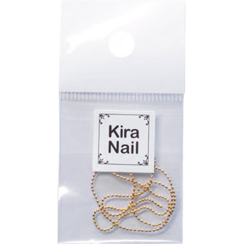 ボールチェーン 0.8mm ゴールド 30cm