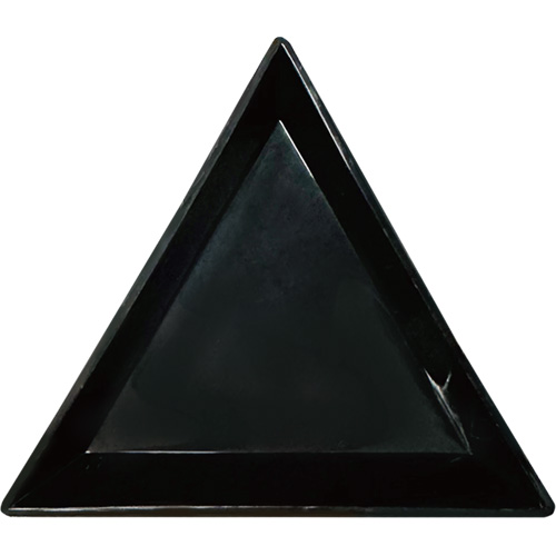 三角トレイ ブラック 5個入