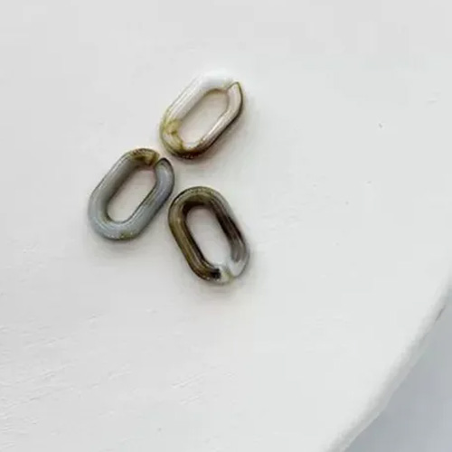 リングバックル ブラウンマーブル 10P