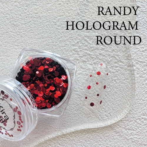 RANDY HOLOGRAM ROUND レッド