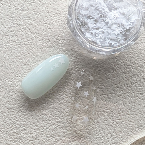 ホログラム 星 3種ミックス ホワイト