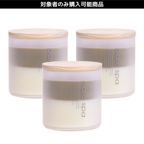 パラスパ フレグランスキャンドル［フローラル］ 3P