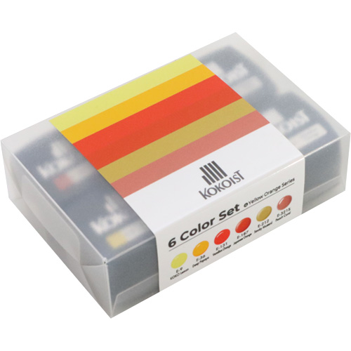 カラージェル6色セット4 Yellow Orange Series