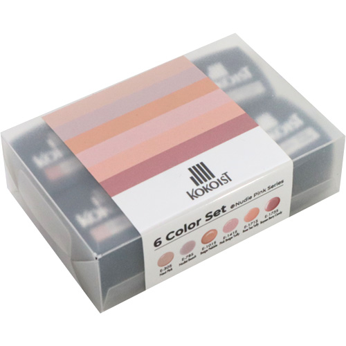 カラージェル6色セット13 Nudie Pink Series