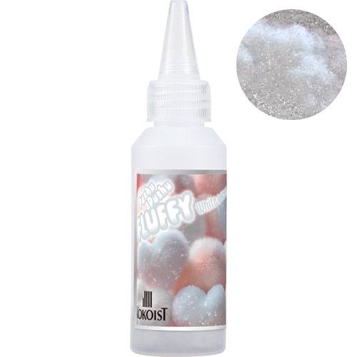 プシュプシュフラッフィー 07 ホワイト(グリッター)