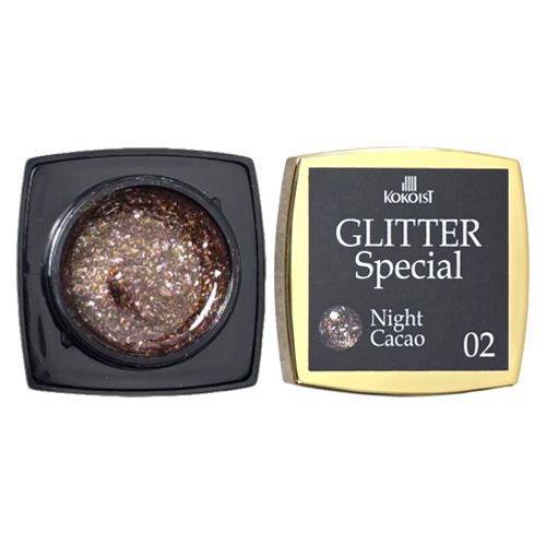 グリッタースペシャル GS-02 4g ナイトカカオ
