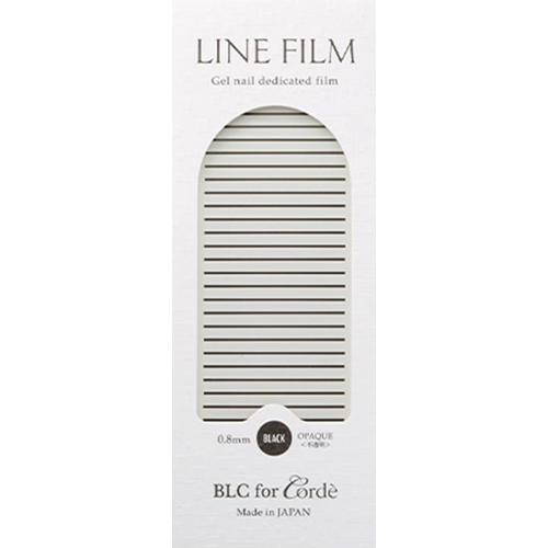 ラインフィルム BLC for Corde OPAQUE(不透明) 0.8mm ブラック