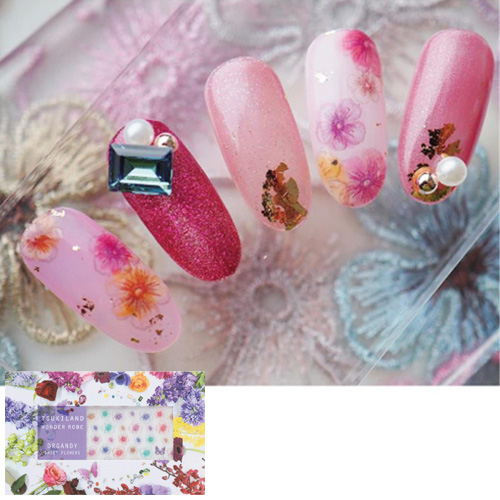 LF TSUKILAND WONDER ROBE ORGANDY SWEET FLOWERS