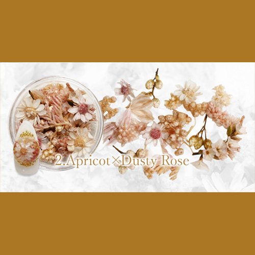 フルレット2 2.Apricot×Dusty Rose