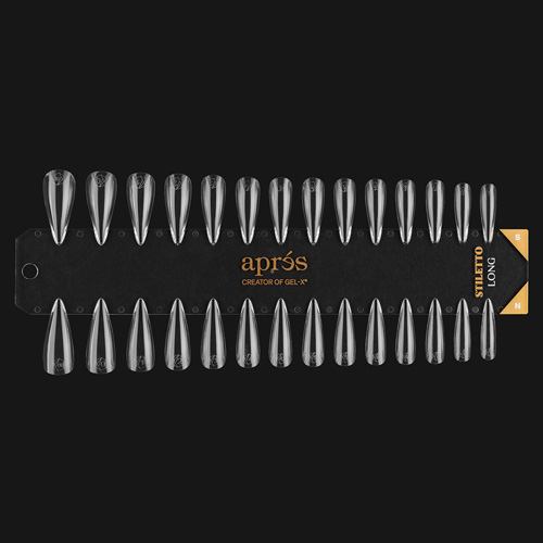 Tip Swatch ナチュラル/スカルプテッド スティレット(L)