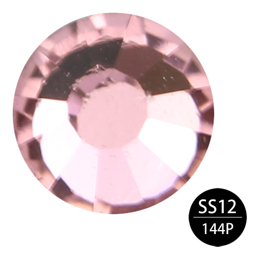 ガラスストーン SS12 ライトピンク 144P