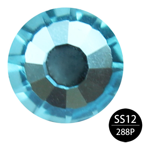 ガラスストーン SS12 ライトブルー 288P
