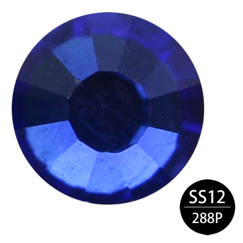 ガラスストーン SS12 ブルー 288P