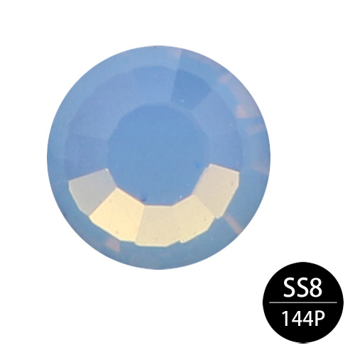 ガラスストーン SS8 ブルーオパール 144P